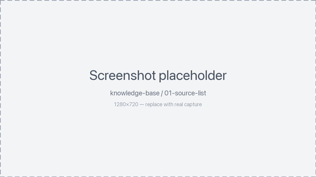 Knowledge base — empty